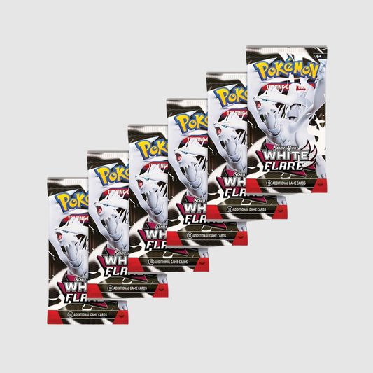 Pokémon TCG: Scarlet & Violet-White Flare Booster Bundle (6 Packs) (EN)