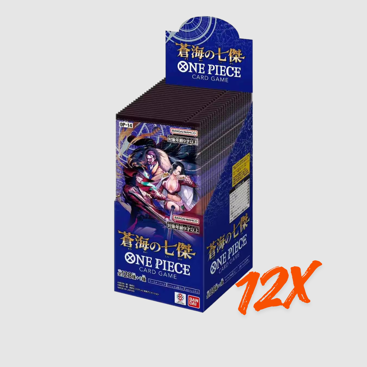 One Piece OP-14 The Azure Sea’s Seven Display Case (JPN)