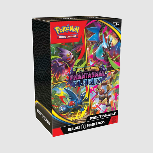 Pokémon TCG: Mega Evolution-Phantasmal Flames Booster Bundle (6 Packs) (EN)