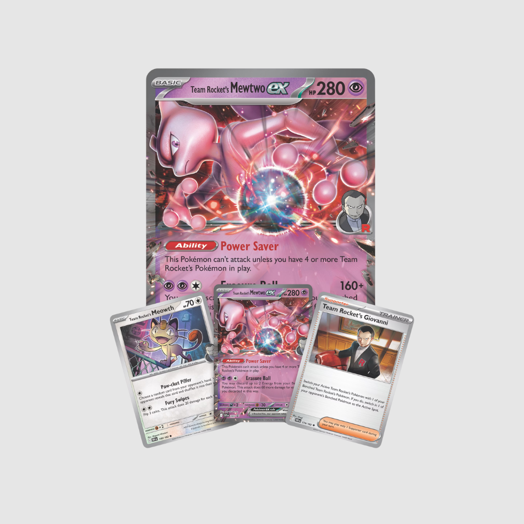 Pokémon TCG: Team Rocket's Mewtwo ex Box (EN)