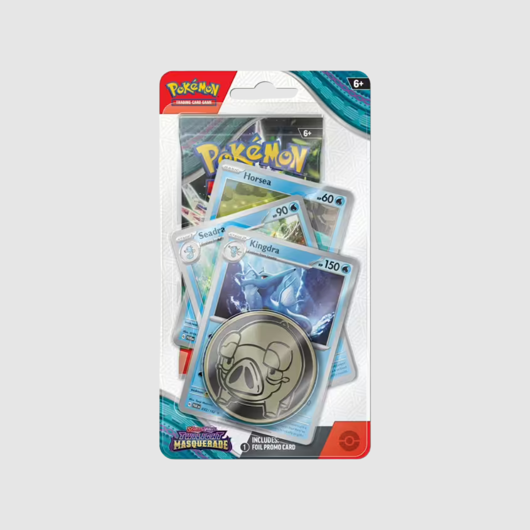 Pokémon TCG: Scarlet & Violet Twilight Masquerade Kingdra - Premium Checklane Blister (EN)