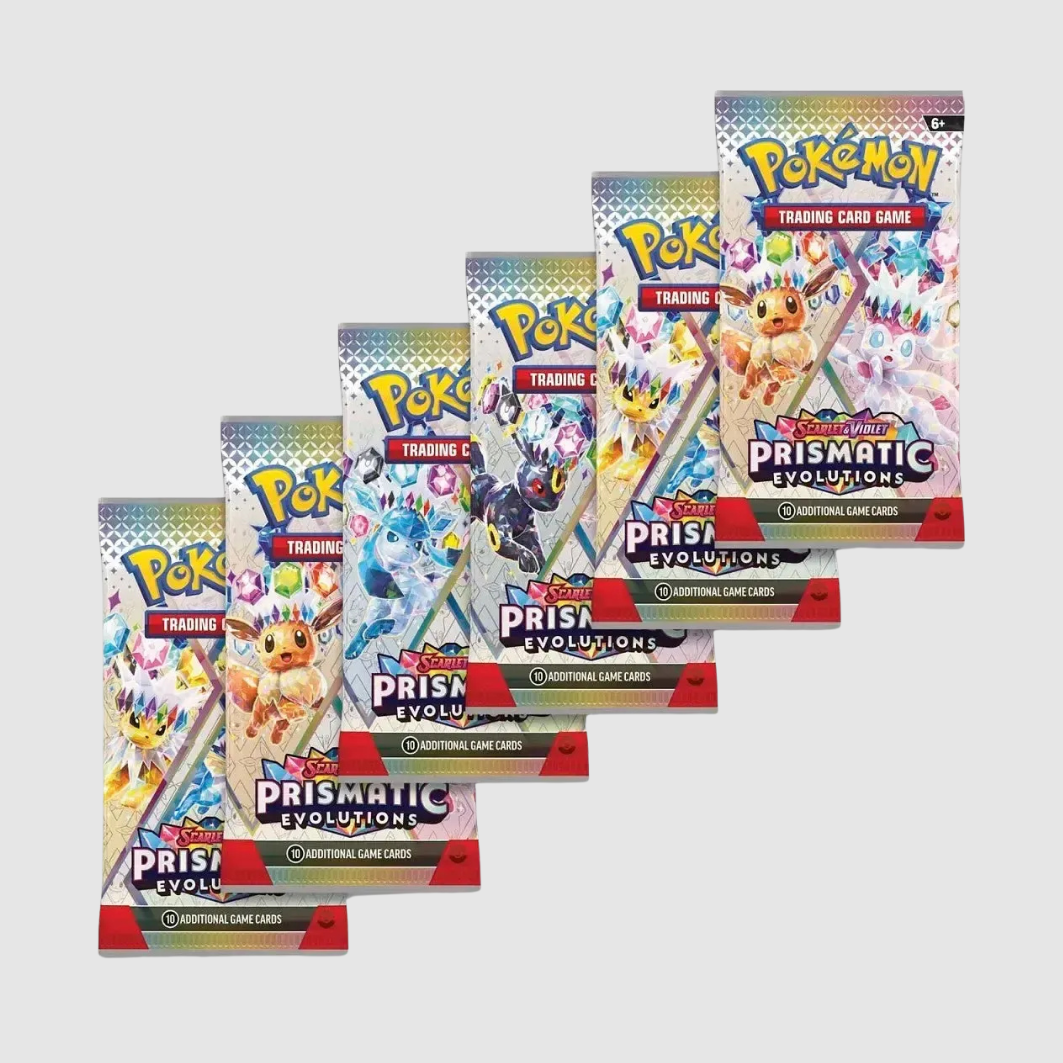 Pokemon TCG: Scarlet & Violet-Prismatic Evolutions Booster Bundle (6 Packs) (EN)